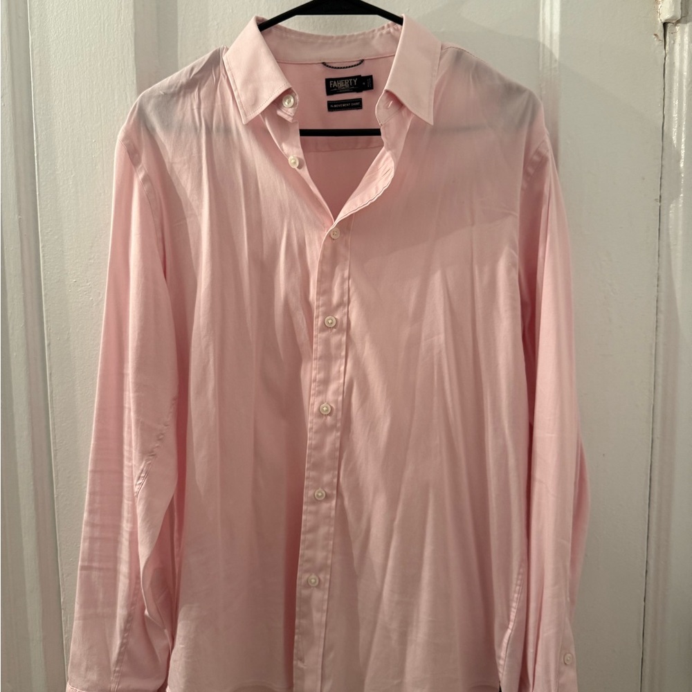Faherty Light Pink Dress Shirt